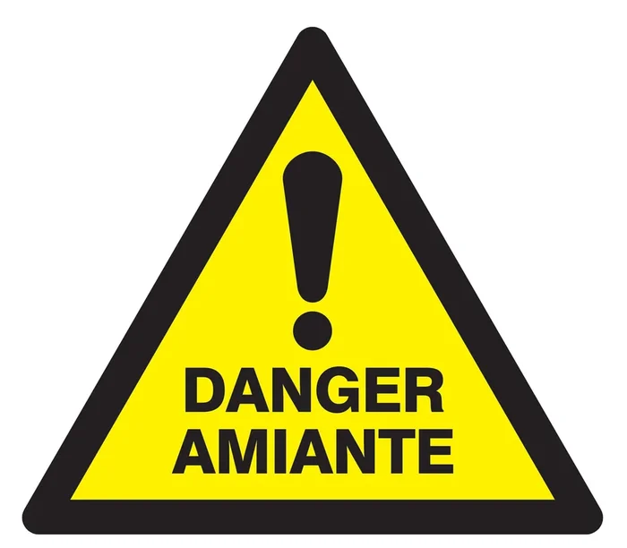 Panneau adhésif DANGER AMIANTE 100X100X100MM TALIAPLAST – 729960
