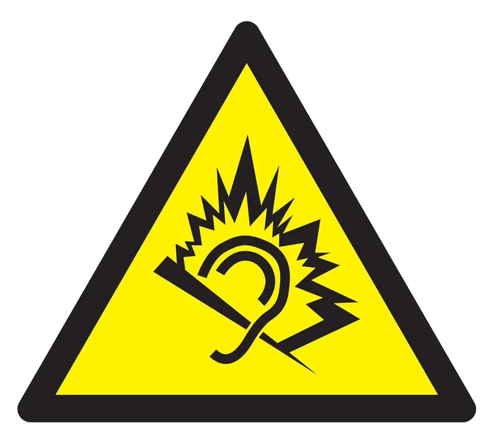Panneau adhésif DANGER DU AU BRUIT 100X100X100MM TALIAPLAST – 729917