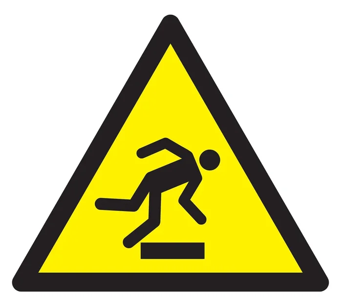Panneau adhésif DANGER, TREBUCHEMENT 100X100X100MM TALIAPLAST – 729952