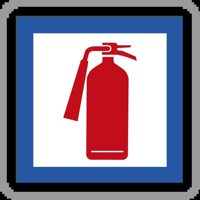 Panneau carré lutte incendie 700 Ecolign CE29 cl1 – NADIA SIGNALISATION – CAR700E1CE29