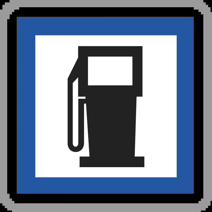 Panneau carré Poste carburant 24/7 900 Ecolign CE15a cl2 – NADIA SIGNALISATION – CAR900E2CE15a
