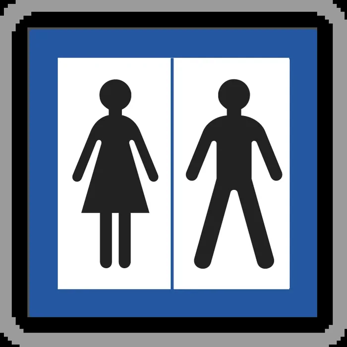 Panneau carré Toilettes ouvertes au public 900 CE12 cl2 – NADIA SIGNALISATION – CAR900E2CE12