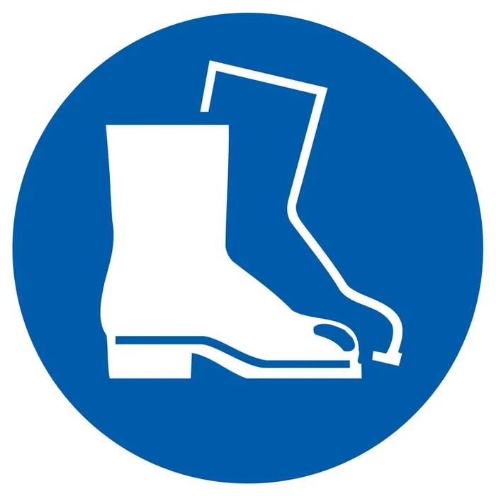 PANNEAU CHAUSSURES DE SECURITE OBLIGATOIRES Ø420MM TALIAPLAST – 723539