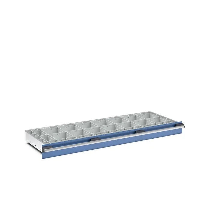 Panneau de rangement Bott Gris clair en Polypropylène, Plastique recyclé, 100mm x 1300mm x 525mm
