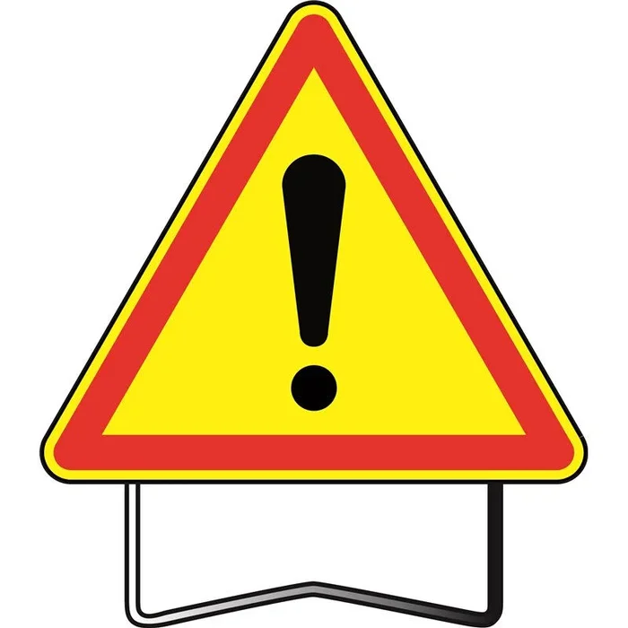 PANNEAU DE SIGNALISATION AK14 1000 CLASSE T1 DANGER NADIA SIGNALISATION – 201205