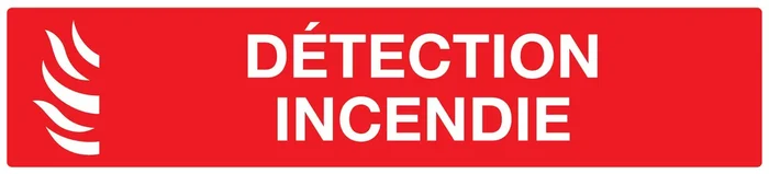 PANNEAU DETECTION INCENDIE 330X75MM TALIAPLAST – 725114