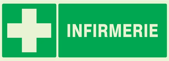 PANNEAU INFIRMERIE LUMINESCENT 330X120MM TALIAPLAST – 636403