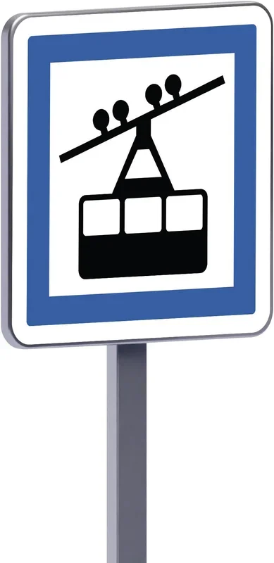 Panneau permanent Ce20a 700×700 c2 gare de téléphérique TALIAPLAST – 528479