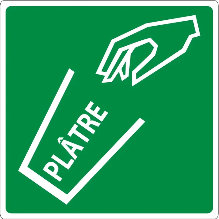 PANNEAU POUBELLE PLATRE ADHESIF 200X200MM TALIAPLAST – 733818