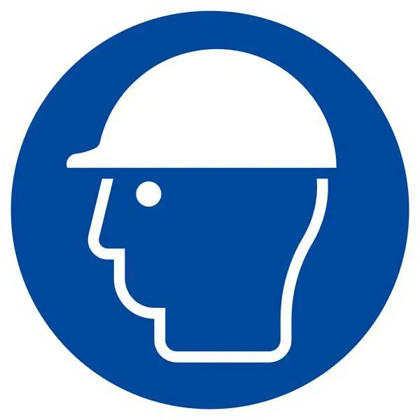 Panneau rigide CASQUE DE PROTECTION OBLIGATOIRE D.300mm TALIAPLAST – 622506