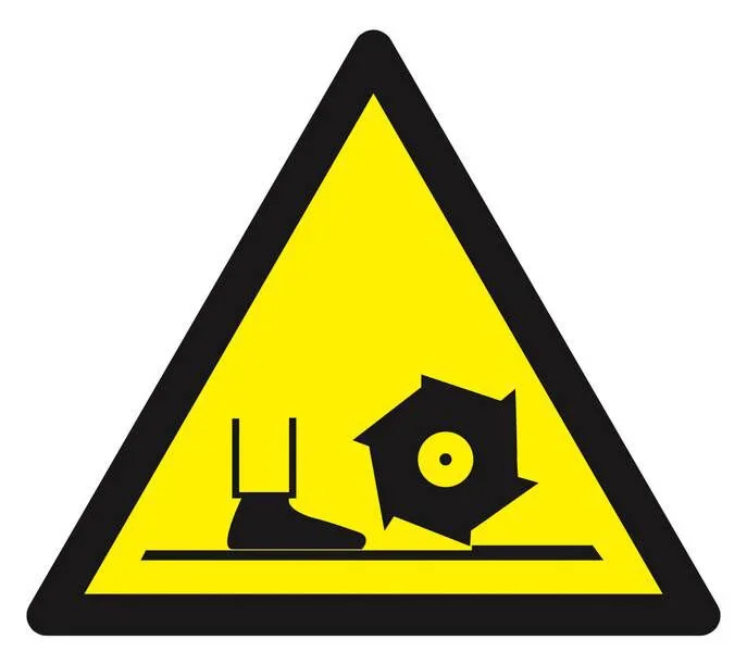 Panneau rigide DANGER BROCHE DE FRAISAGE 100X100X100MM TALIAPLAST – 629908