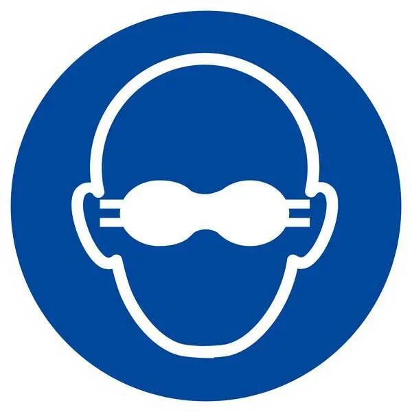 Panneau rigide LUNETTES DE PROTECTION OPAQUES OBLIGATOIRES Ø180MM TALIAPLAST – 627591