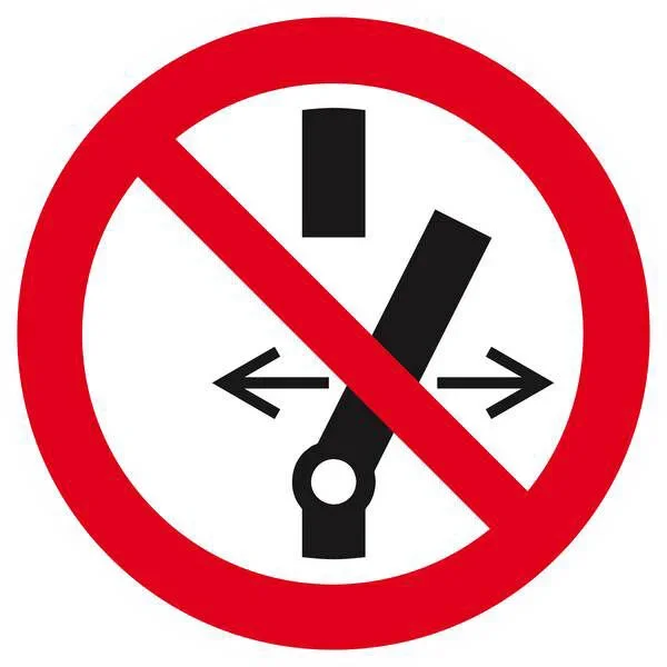 Panneau rigide NE PAS MODIFIER LA POSITION DE L’INTERRUPTEUR D.420mm TALIAPLAST – 623322