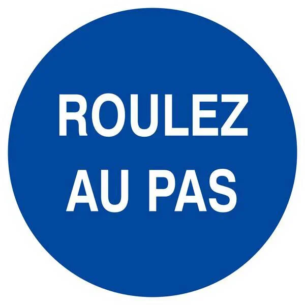 Panneau rigide ROULEZ AU PAS D.300mm TALIAPLAST – 622501