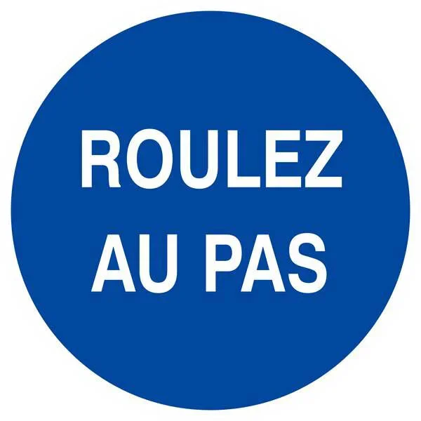 Panneau rigide ROULEZ AU PAS D.420mm TALIAPLAST – 623501