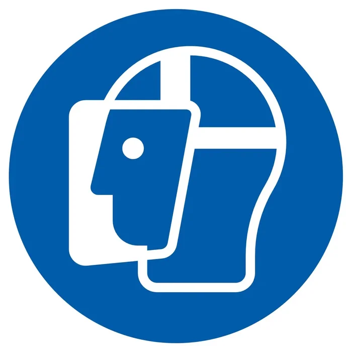 PANNEAU VISIERE DE PROTECTION OBLIGATOIRE Ø420MM TALIAPLAST – 723541