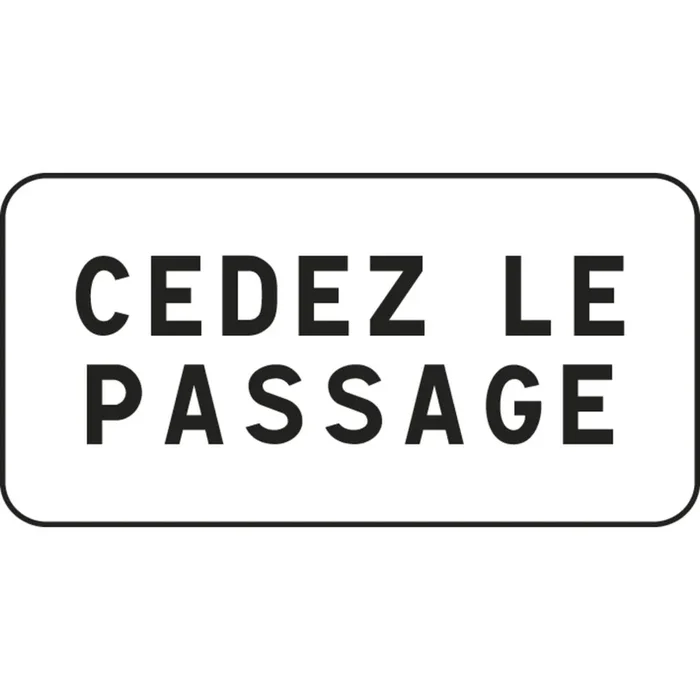 Panonceau d’indications diverses 1000×300 Ecolign M9c cl1 – NADIA SIGNALISATION – PNC1X0,3E1M9c