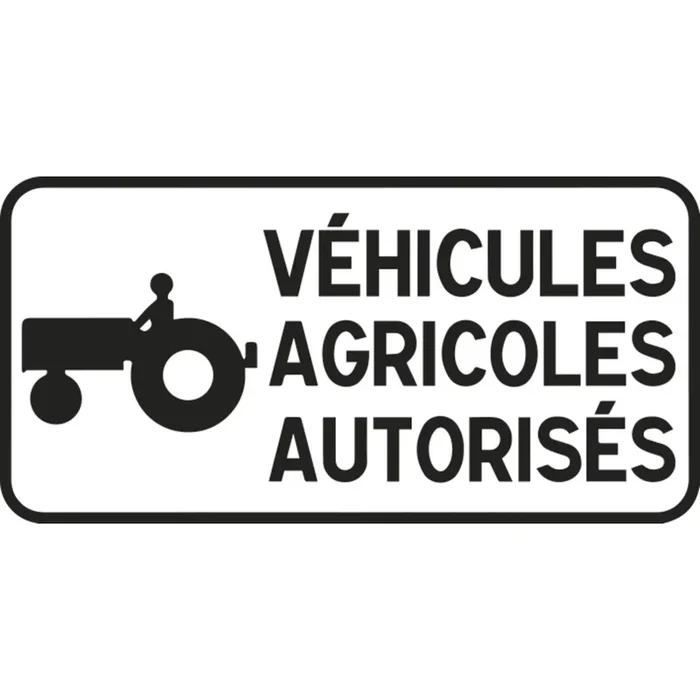 Panonceau signalant des dérogations/prescriptions 350×150 M11a cl1 – NADIA SIGNALISATION – PNC3501501M11a
