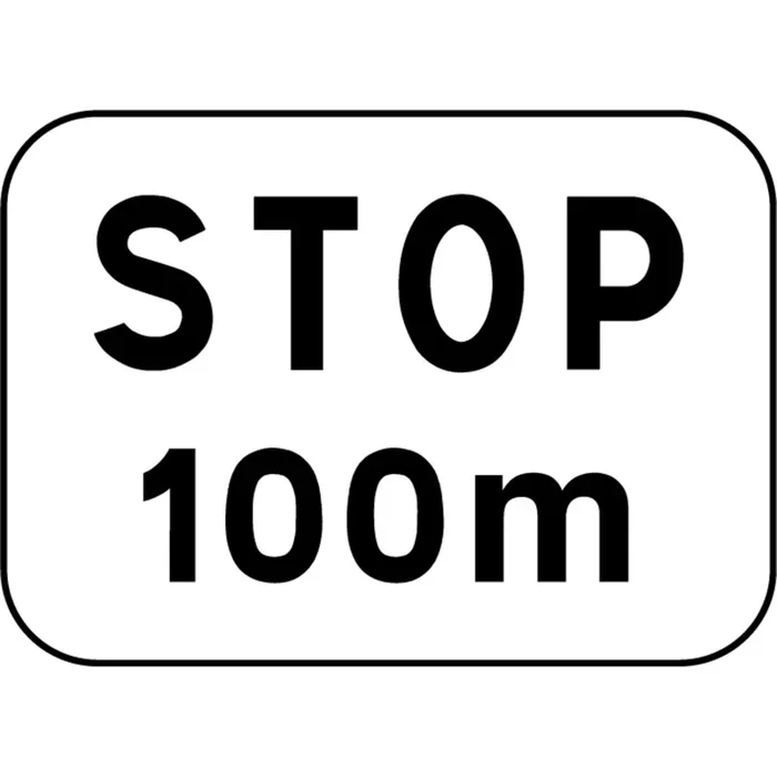 Panonceau STOP Panneau carré 500×500 ECOLIGN M5 100M cl2 – NADIA SIGNALISATION – PNC500500E2M5100