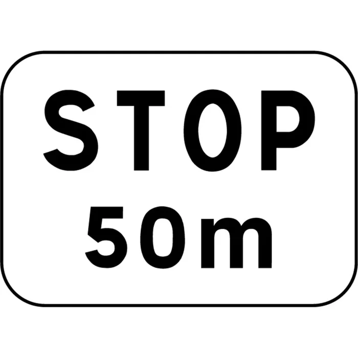 Panonceau STOP panneau carré 500×500 M5 50M cl1 – NADIA SIGNALISATION – PNC500500E1M550M