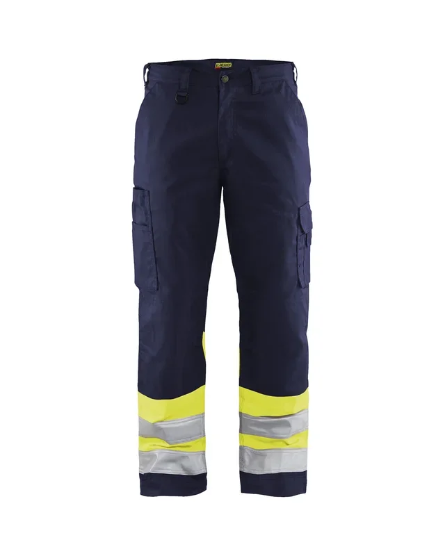 Pantalon artisan haute visibilité Blåkläder 1564 Marine/Jaune fluo Blaklader – 156418118933C