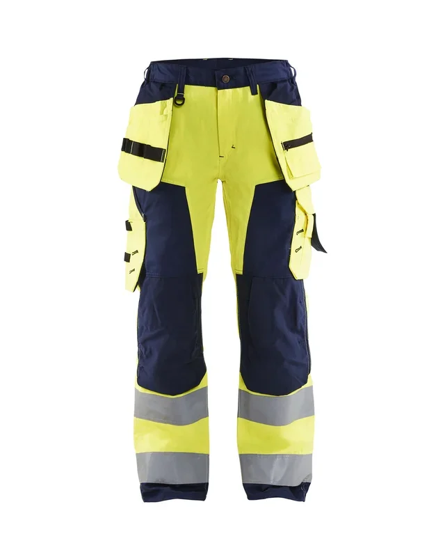 Pantalon artisan haute-visibilité femme Blåkläder 7156 Jaune fluo/Marine Blaklader – 715618113389C