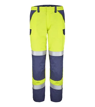 PANTALON ATEX HV 260 XP LINZOR JAUNE FLUO / MARINE MULTIRISQUES CEPOVETT – 22-9B72-8496-701