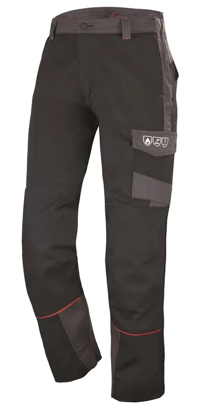 Pantalon Cepovett Safety 9023 8597, 5, Antistatique Unisexe, Noir en Coton, 105 → 116cm