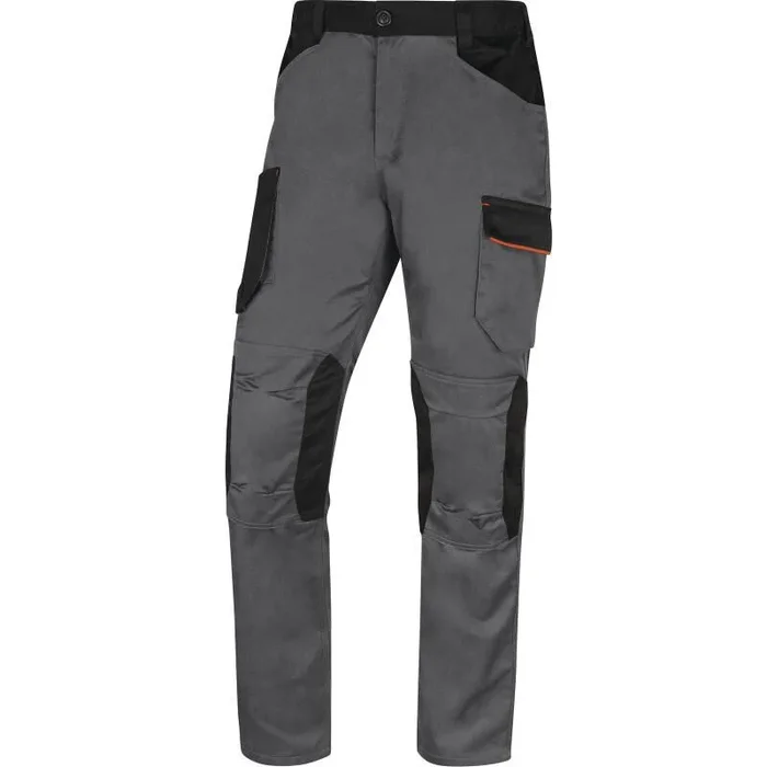 PANTALON DE TRAVAIL DELTA PLUS MACH2 M2PA3 GRIS ORANGE – M2PA3GO0