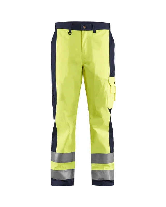 Pantalon haute-visibilité Blåkläder 1583 Jaune fluo/Marine Blaklader – 158318603389C