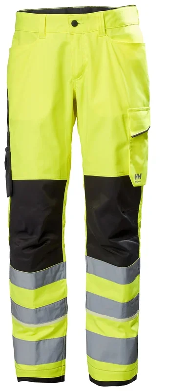 Pantalon haute visibilité Helly Hansen UC-ME, Jaune/noir, Unisexe, Imperméable