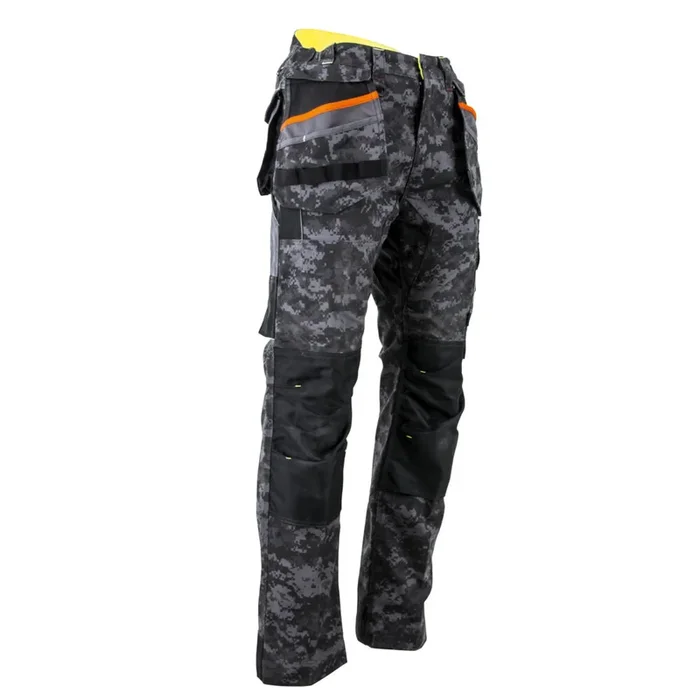 Pantalon poches volantes amovibles poches genouillères DONJON DIGITRADE GRIS NUIT – LMA LEBEURRE – 1726