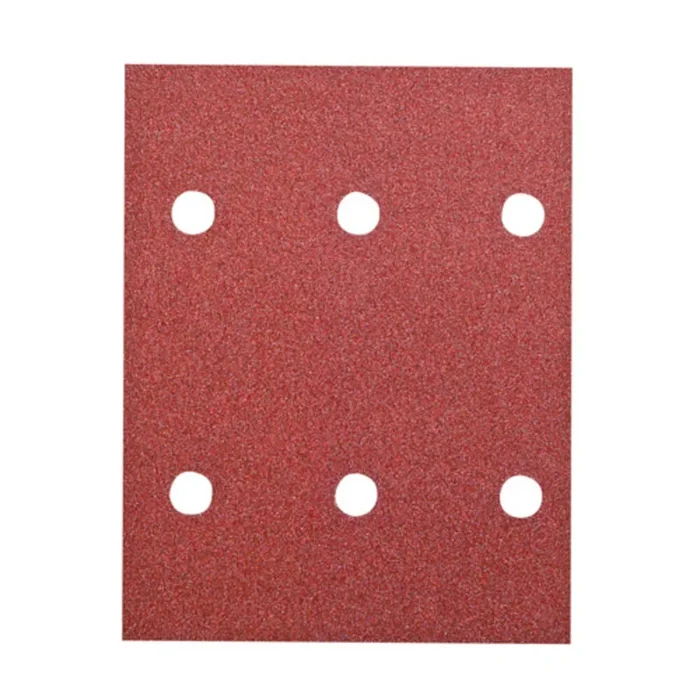 Papier abrasif 114 x 140 mm grain 60 – Lot de 10 – HIKOKI – 753052