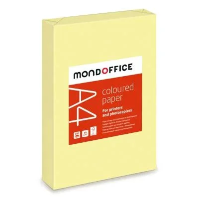 Papier couleur A4 jaune canari 80g Coloured Paper – ramette de 500 feuilles