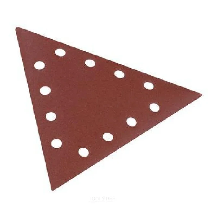 Papier de verre triangulaire Scheppach K100, 10 pièces