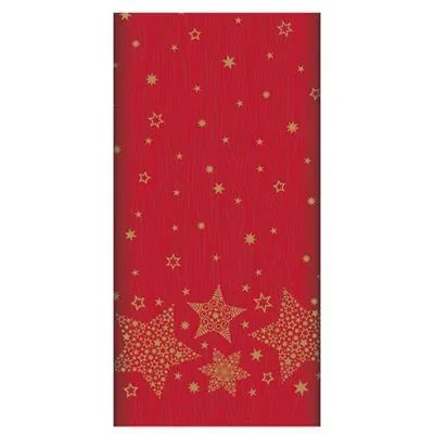 PAPSTAR Nappe pour Noël ‘Christmas Shine’, rouge