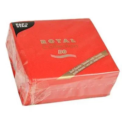 PAPSTAR Serviettes de cocktail ‘ROYAL Collection’, noir