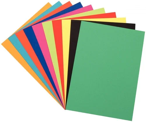 Paquet de 250 feuilles à dessin de couleurs 24X32 250G