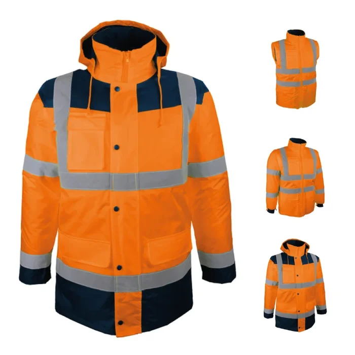 Parka 4 en 1 haute visibilité RTP280