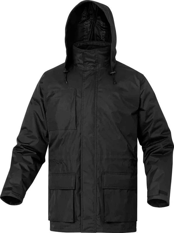 Parka Delta Plus ISOLA2, Imperméable Unisexe, S, Noir/Vert/Blanc/Jaune