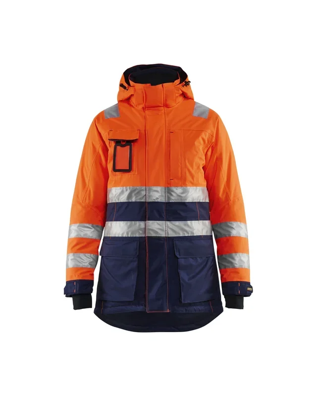 Parka hiver haute-visibilité Femme Blåkläder 4472 Orange fluo/Marine Blaklader – 447219875389