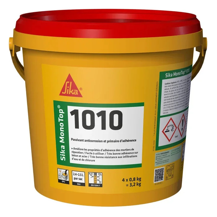 PASSIVANT ET PRIMAIRE EN SEAU DE 12KG DE SIKA MONOTOP-1010 – SIKA – 640987