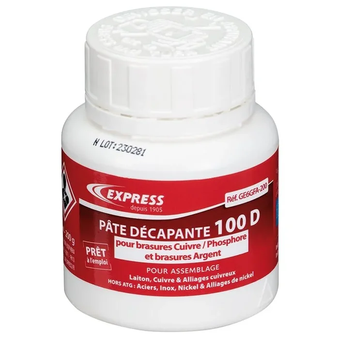 PÂTE DÉCAPANTE POUR BRASURE – EXPRESS – GE6GFA200