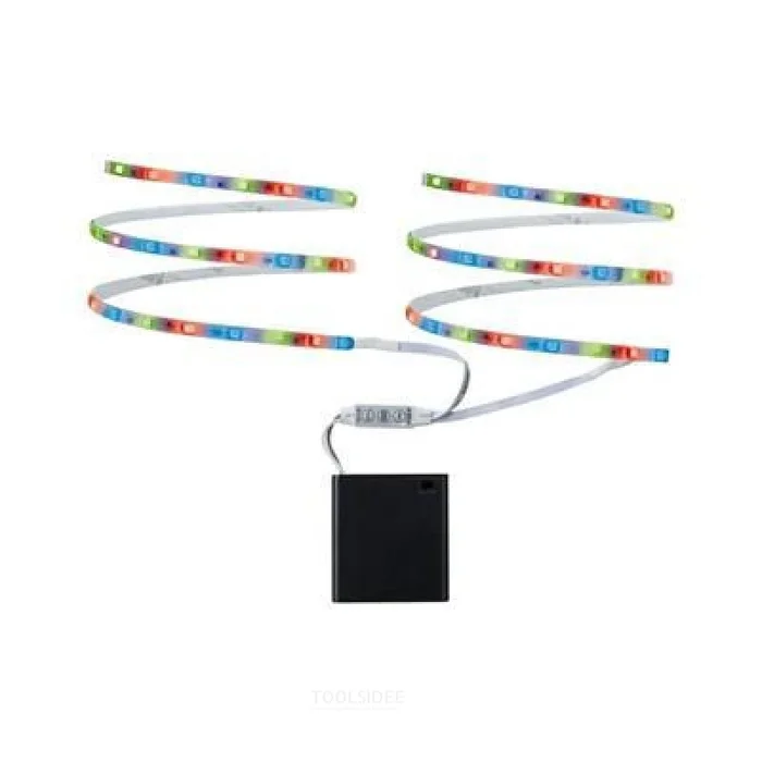 Paulmann Mobil Stripe 2x80cm RGB 1,2W 9V métal blanc
