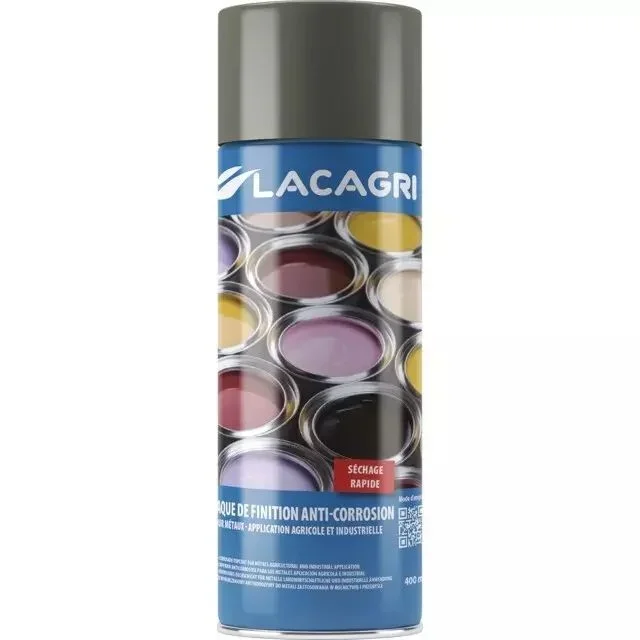 Peinture de finition gris fendt aerosol 400ml lacagri