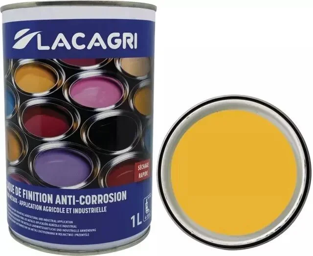 Peinture de finition jaune maitre pot 1l lacagri