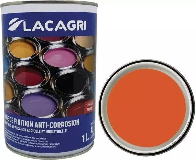 Peinture de finition orange fiat someca pot 1l lacagri