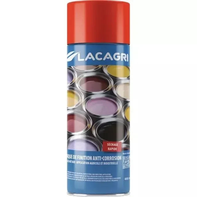 Peinture de finition orange kioti aerosol 400ml lacagri