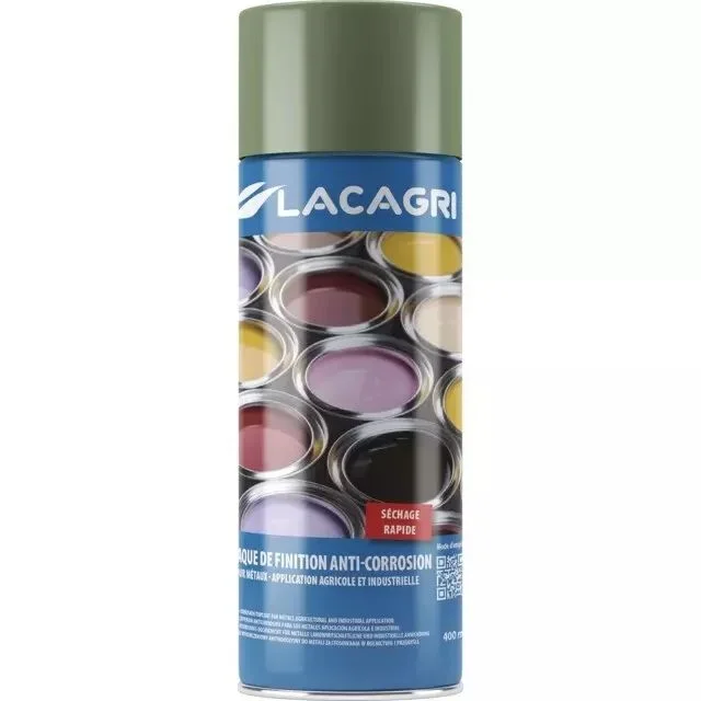 Peinture de finition vert reseda aerosol 400ml lacagri