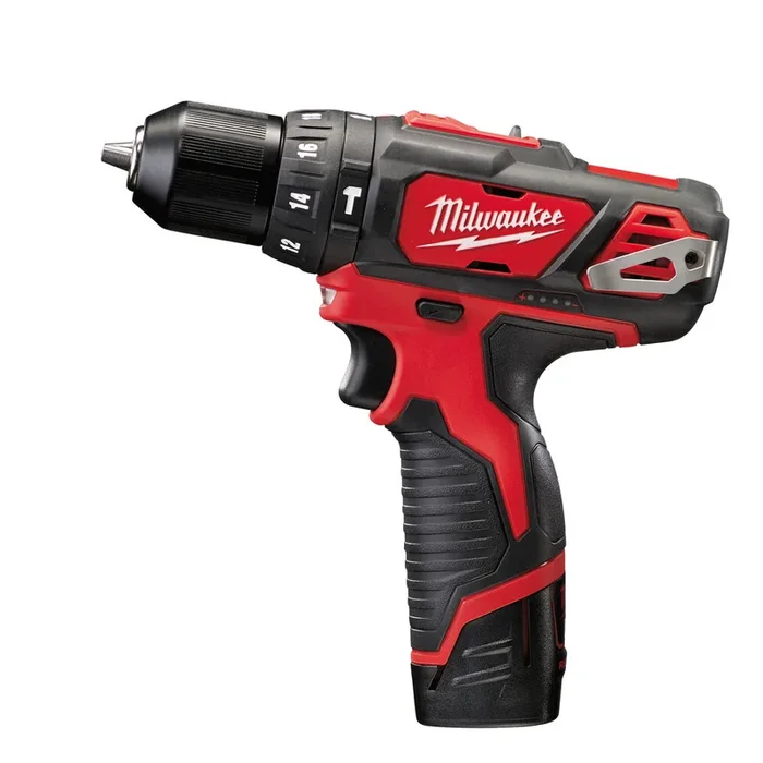 Perceuse à percussion MILWAUKEE M12 BPD-202X 12 V 2 batteries 2 Ah 38 Nm – 4933446045